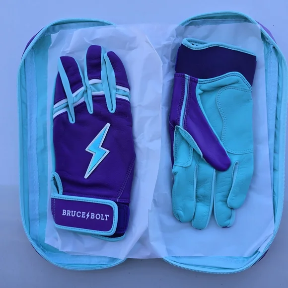 Bruce Bolt Creator Series Short Cuff Batting Gloves - Picture 2 of 4